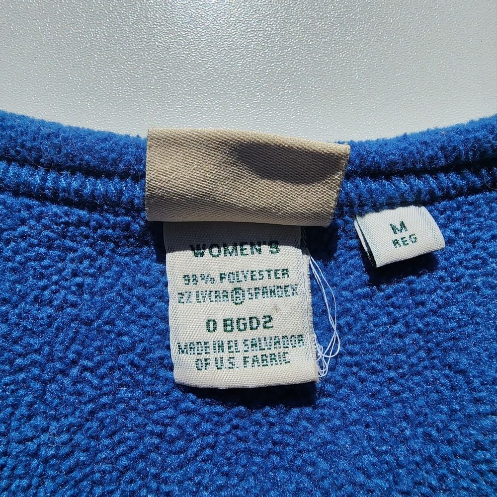 L.L. Bean Vintage Polartec Fleece Full Zip Vest Sz M - Picture 4 of 10